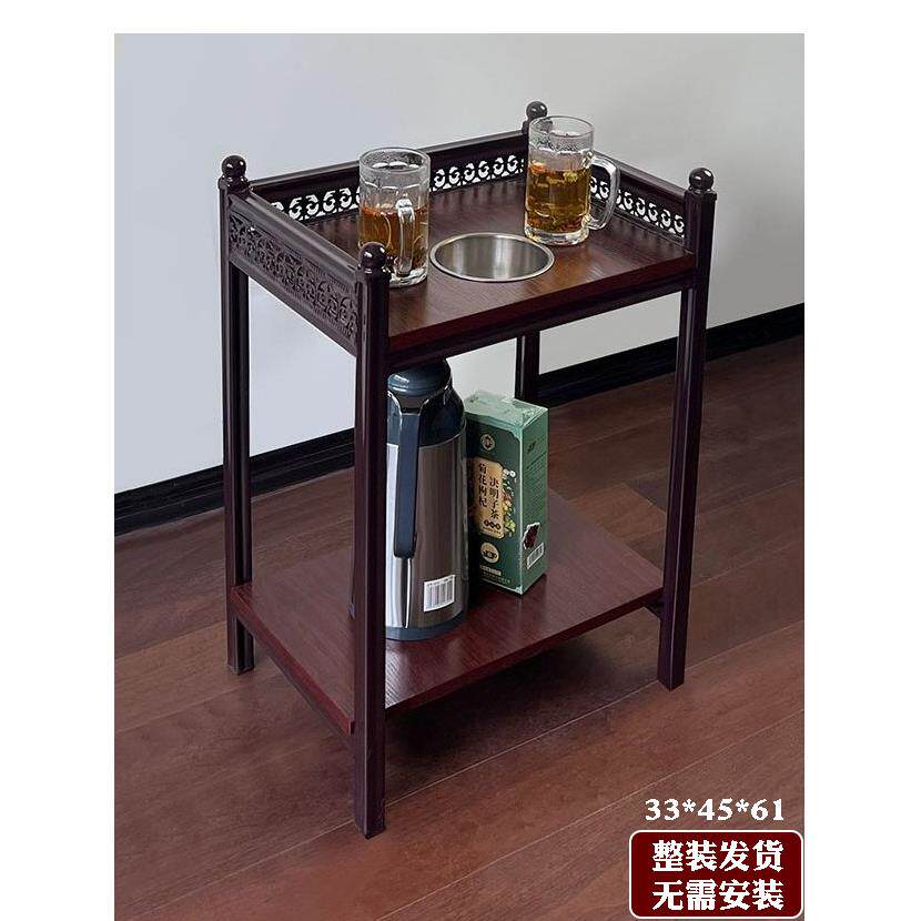 麻将厅简易小咖啡桌麻将桌茶架棋牌室麻将机移动收纳架免安装