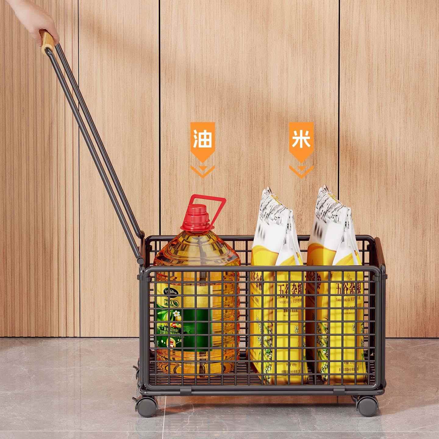 新款直销买菜小拉车便携购物车家用新款手拉车轻便小推车家用老人