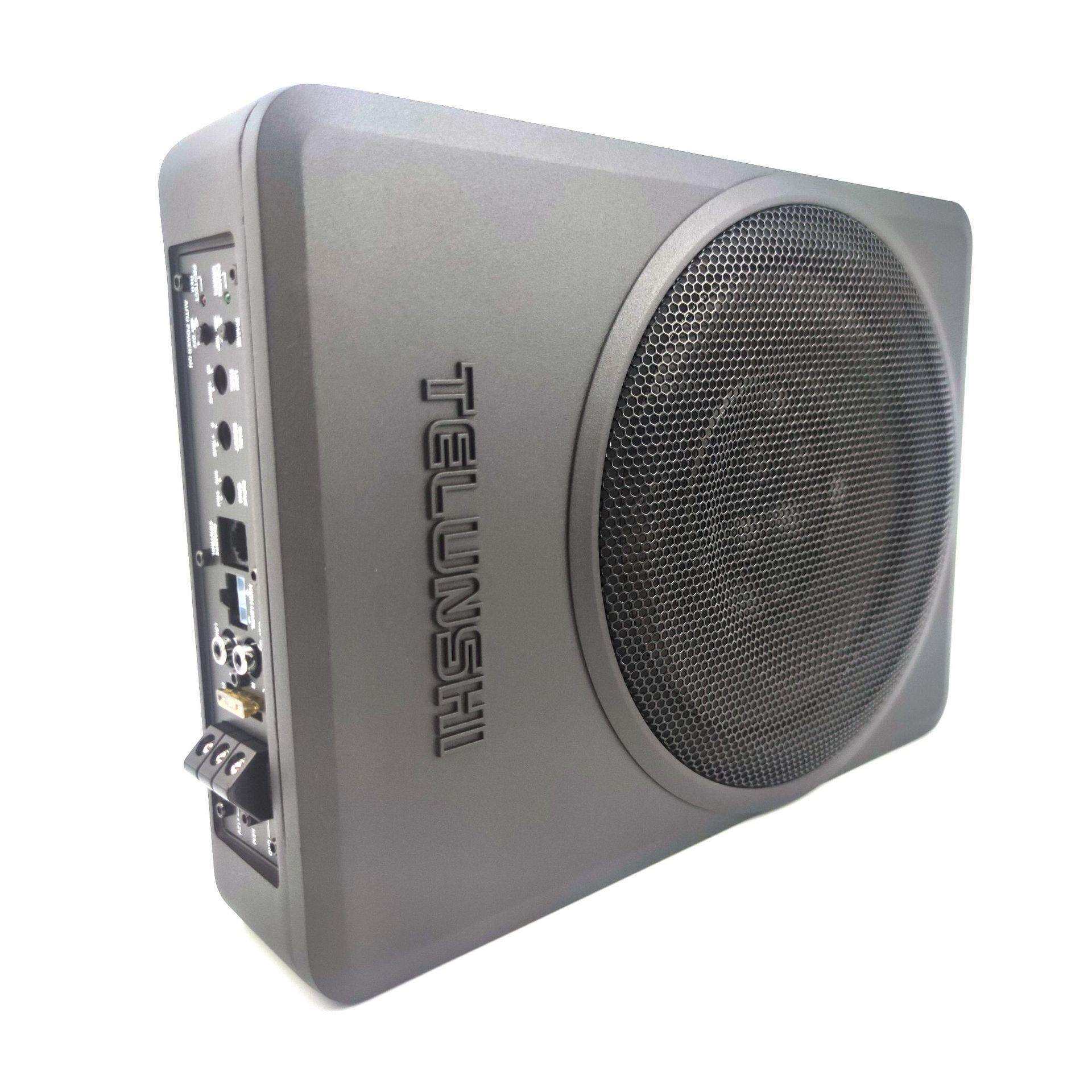 全铝汽车音响薄材质车载低音炮大有源10寸功率超低座音炮汽车椅下