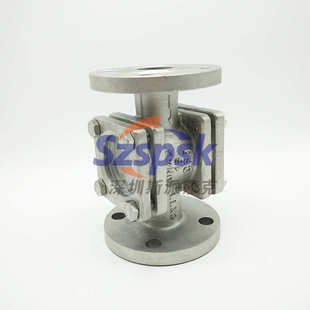 斯派莎克观视镜SG253球墨铸铁双窗观视镜法兰观视镜DN15