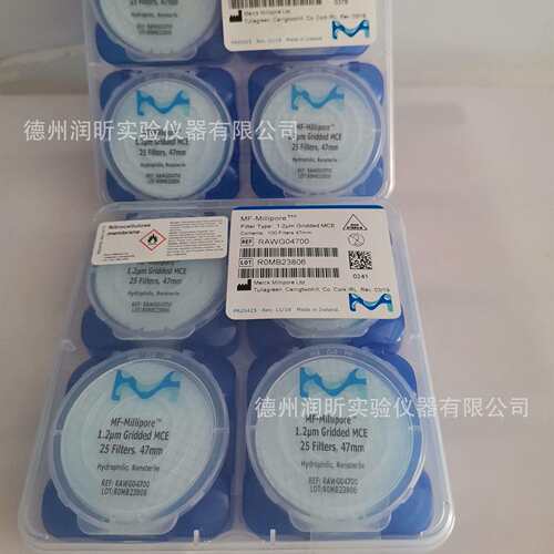 默克 滤膜1.2um*47mm白色网格型 膜滤器 100片/盒