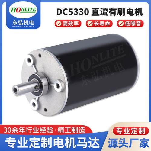 定制DC5330直流有刷电机适用研磨机/磨豆机/厨房电器等产品