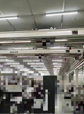 无尘室起重机双梁电动白色载重500kg无线遥控器/手操