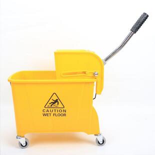 厂酒用单桶榨水车拖把桶657家洗拖压水挤把水店墩布桶20L