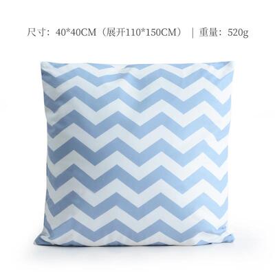 新款洁丽雅抱枕被子枕用办两公室客厅午睡毯汽车枕居家枕头绒毛带