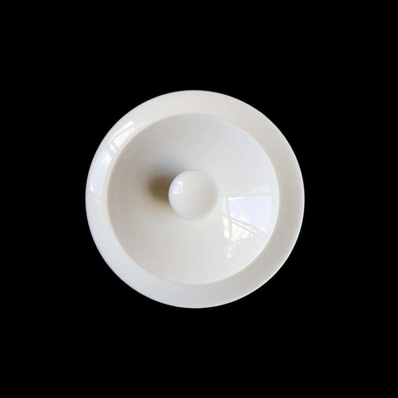 德化羊脂玉白玉瓷小号二才盖碗不烫手功夫陶瓷茶具茶艺培训茶备