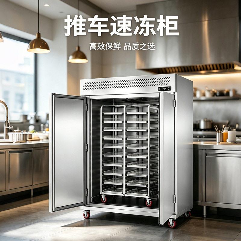 金富贵速冻柜雪糕急冻冰箱包子饺子零下45度海鲜食品冷冻柜