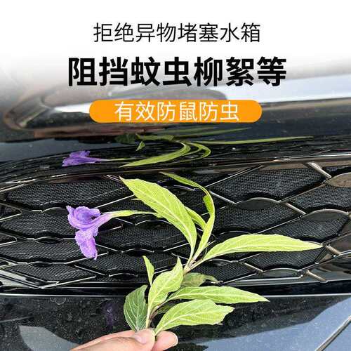适用比亚迪海豹06GT汽车防虫网前脸中网专用改装装饰条汽车配件