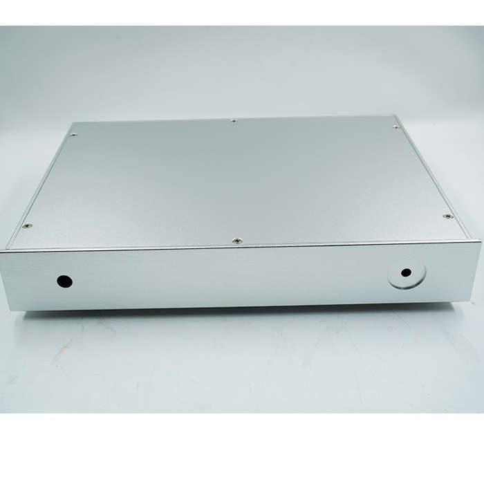 375发烧前级功放 铝机箱DIY 解码器外壳 全银色300B胆机外壳 全铝