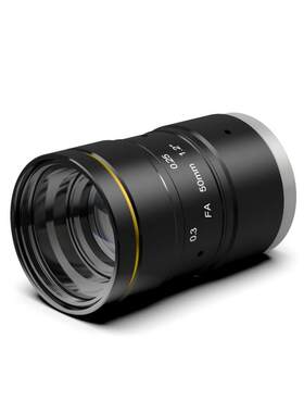 2500万像素FA定焦工业相机镜头靶面1.2英寸光圈F2.8C接口高对比度