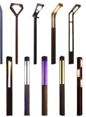 哇噢户外灯庭院灯太阳3能米超亮材防水公园小区场铝型景广LGW观灯