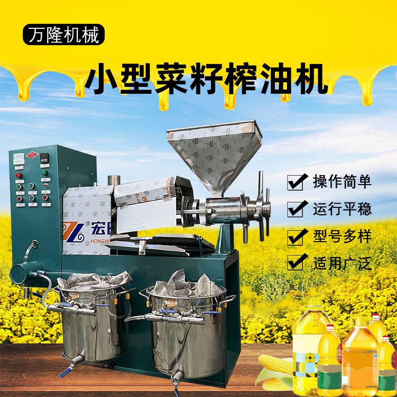 油桐籽螺旋榨油机全自动大型茶籽核桃炸油机商用不锈钢大豆冷榨机