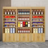 组合烟柜烟架子展示架货架超市置物架便利店酒水收纳柜烟酒展示柜