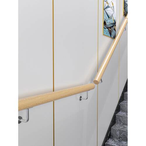 欧式楼梯扶手实木幼儿园安全拉手室内走廊家用靠墙老人防滑木护栏