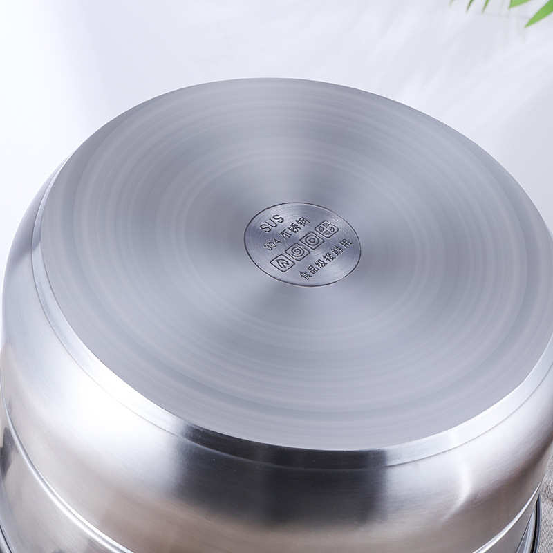 加工定制304不锈钢蒸锅家用加厚高汤锅三层蒸鱼锅商用礼品蒸煮锅