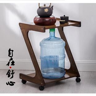 茶车茶台茶水柜电磁炉茶具套装竹制移动落地家用多层阳台泡茶桌子