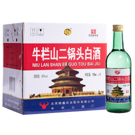 牛栏山二锅头56度大美子(原出口型)750ML*6瓶整箱装 清香型白酒