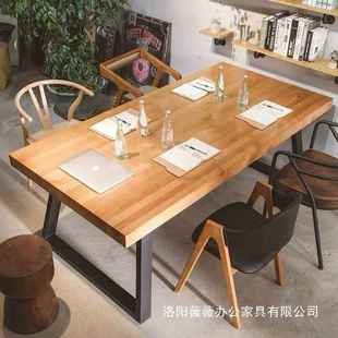 办公桌北欧电脑台式 桌实木简约现代书桌写字台学习桌松木书桌简易