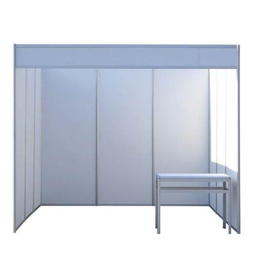 展会3×3米标准展位八柱标摊会展展架摊HOK位棱柱kt八板棱标摊