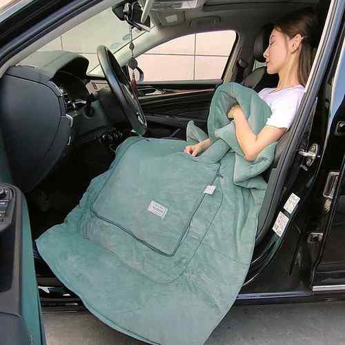 新款纯色6牛奶绒抱枕米被子加加大斤号1.8车载露营办公午休厚空调