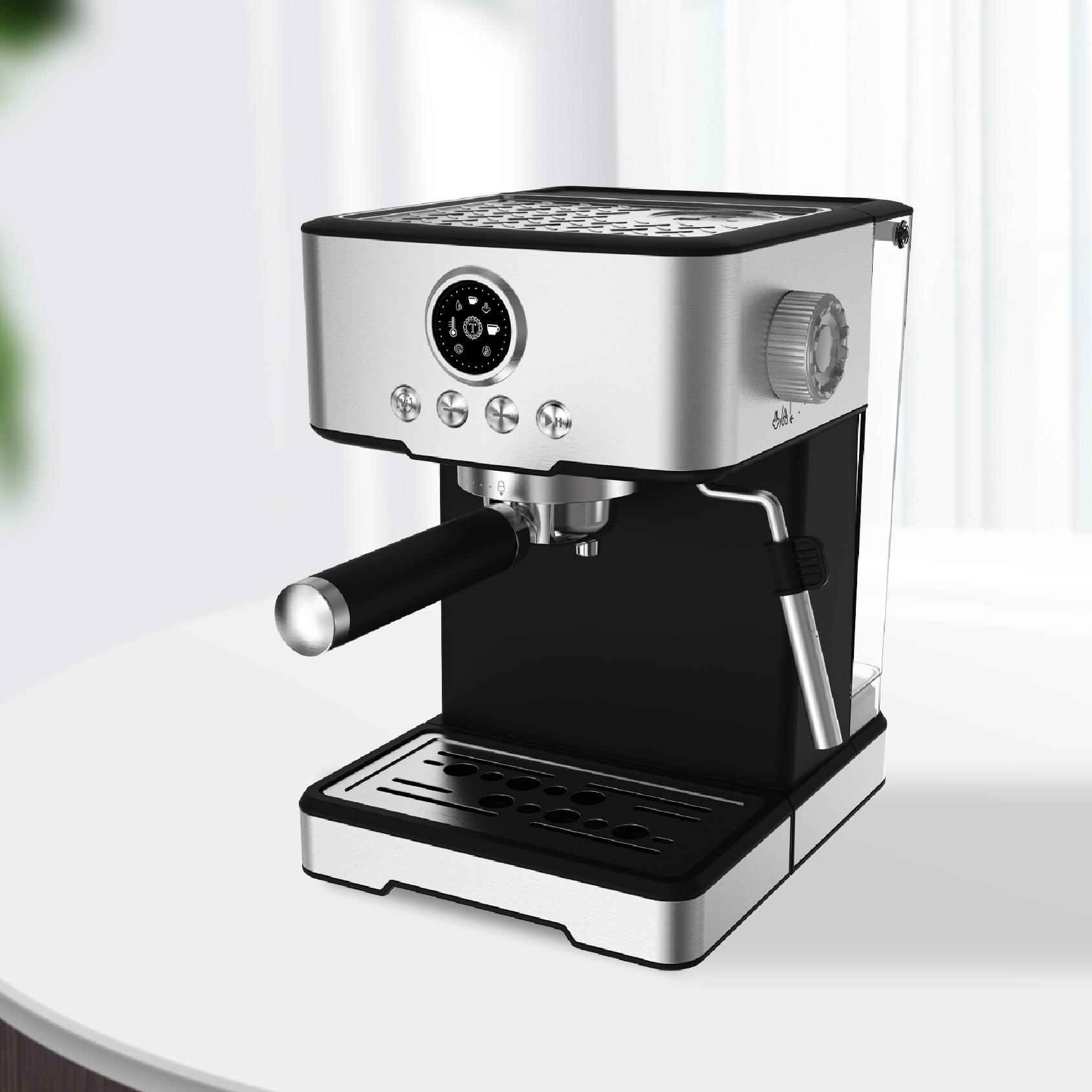 TC51E意式半自动泵压式浓缩咖啡机咖啡粉胶囊奶泡小型家用一体机