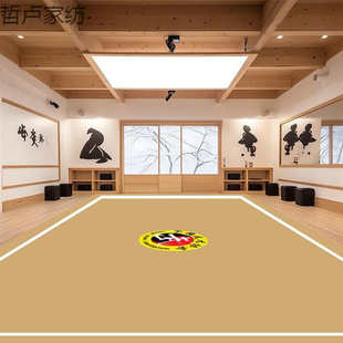 加厚武术训练地毯舞蹈室瑜伽运动防滑地垫体操跆拳道比赛专用满铺