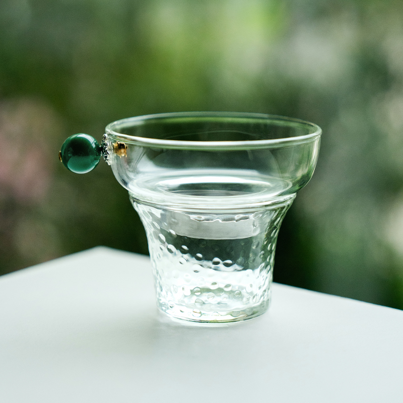 拓土耐热创意玻璃茶漏茶滤功夫茶具配件茶虑滤茶器隔茶叶过滤漏网