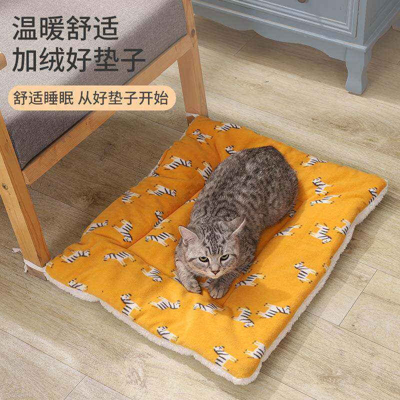 跨境宠物垫子 可固定秋冬保暖保温狗窝猫窝猫垫子 宠物床狗垫子