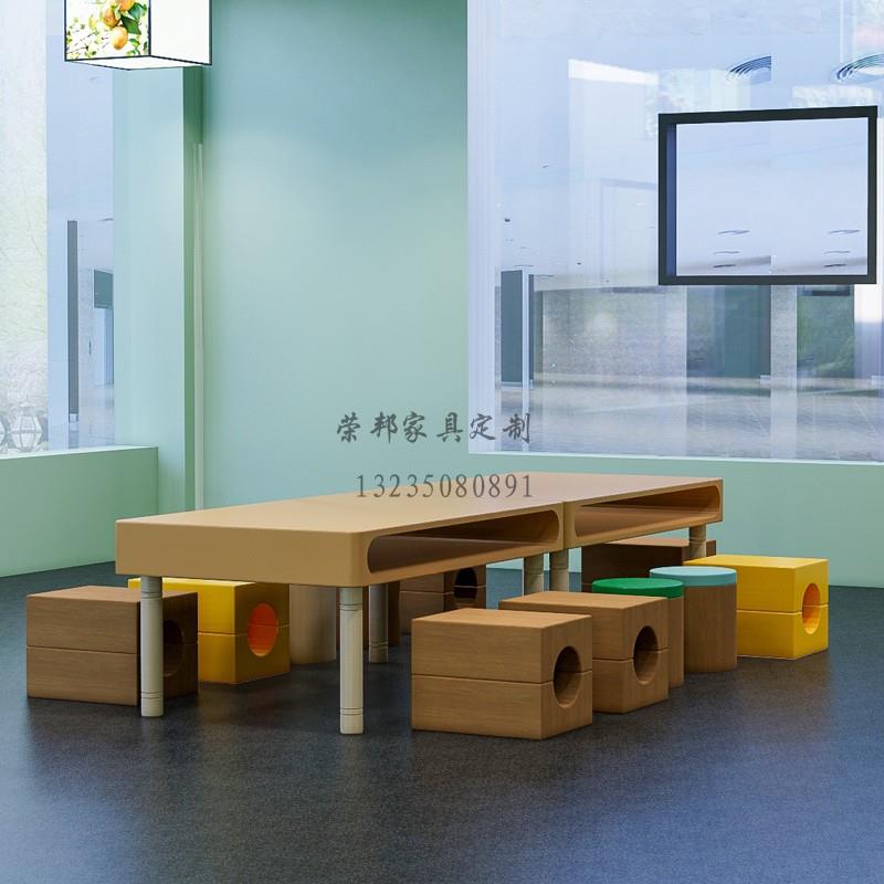 楼售处儿童桌椅售处层娱乐区亲子益智桌凳子RGC架空幼儿园儿楼童