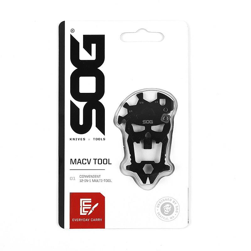 SOG索格骷髅头工具卡多功能组合小工具户外随身EDC装备多用开瓶器