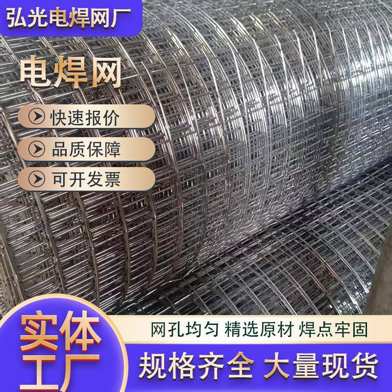 热镀锌电焊网墙面抹灰防裂焊接电焊网养殖铁丝网316不锈钢焊接网