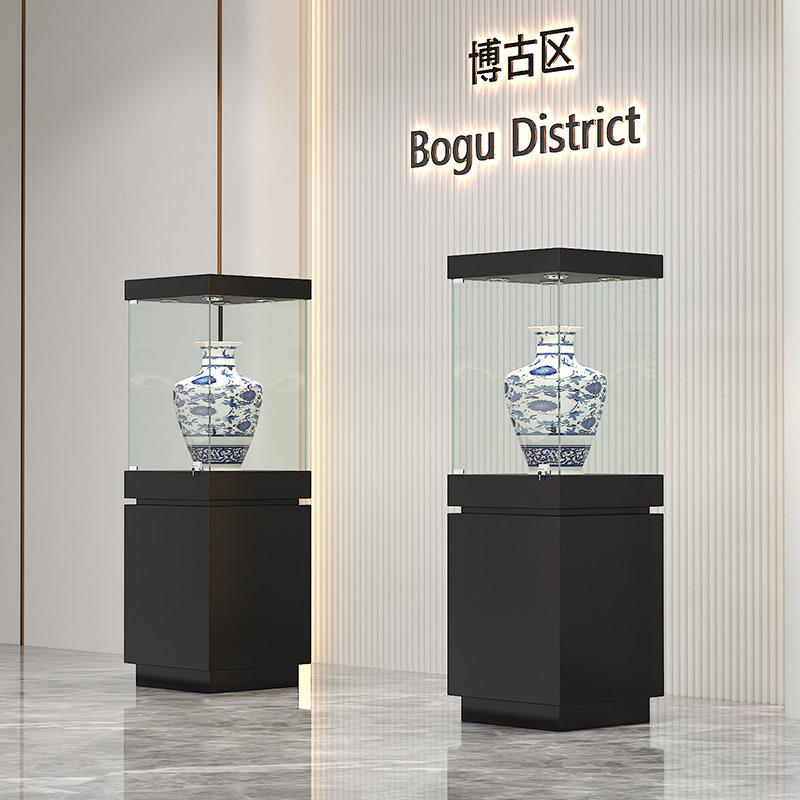高档博物馆文物展示柜古董玉器陶瓷玻璃展柜珠宝玉器产品展览柜台