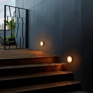 758新中式走廊楼梯轻奢线条头床壁酒店洗手间亚镜前壁灯克力灯水