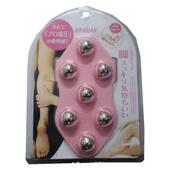 新款 日本按七龙珠按摩滚珠腿小手臂淋巴肌肉摩腿珠滚轮仪部保健按