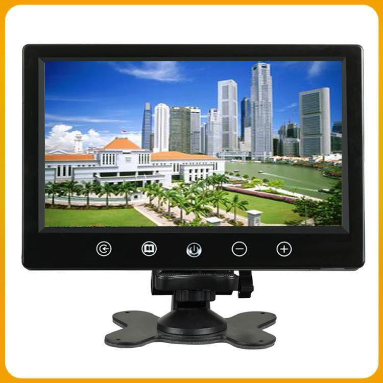 9寸车载台式触摸按键显示器 车载高清字屏支架显示器大屏高清屏