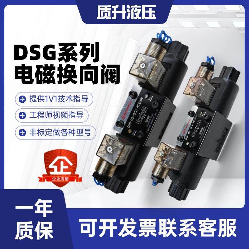 DSG系列0203型电磁换向阀转换阀液压阀液压元件双向阀直动式高压