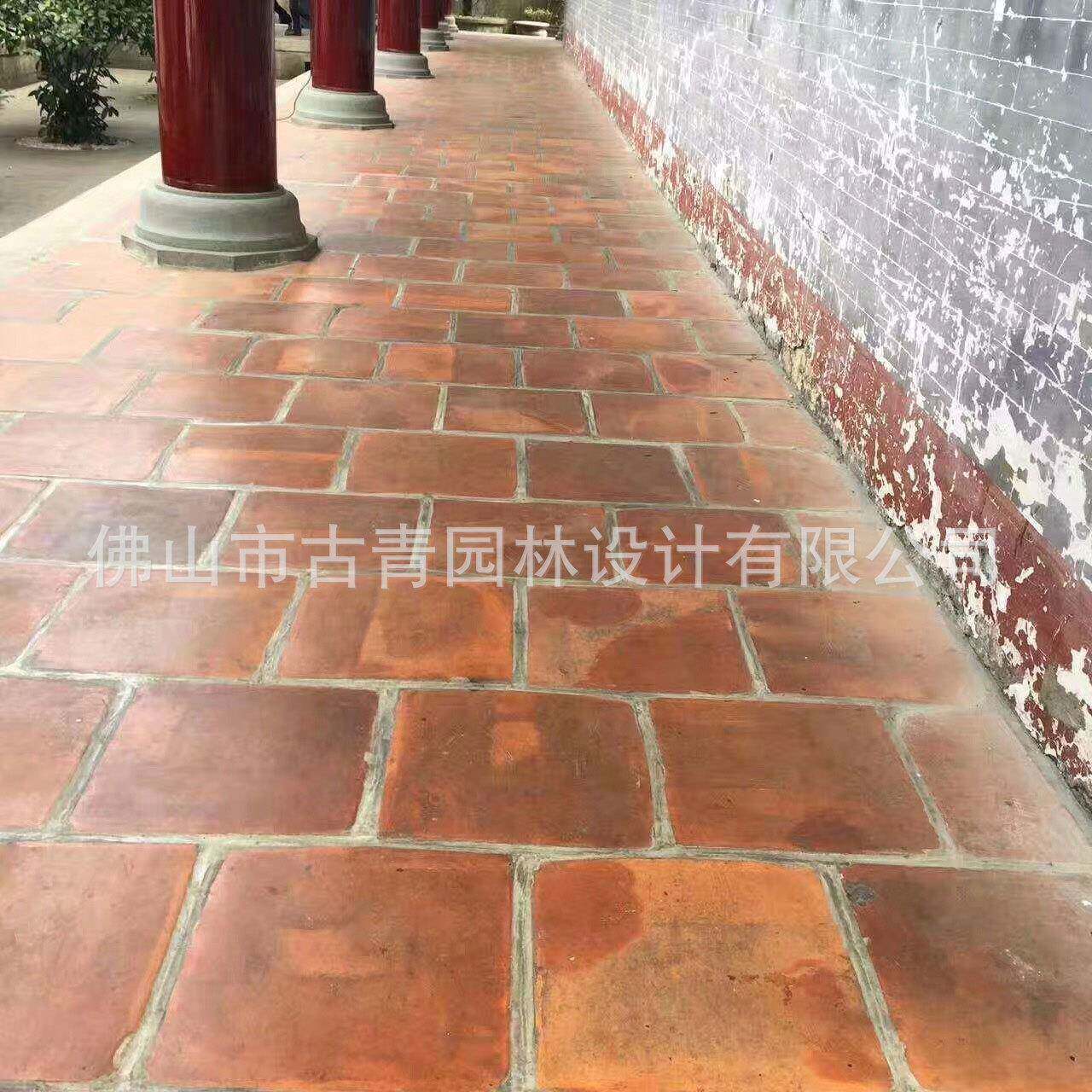 供应新旧红阶砖粘土红方砖仿古砖水磨面红色方地砖