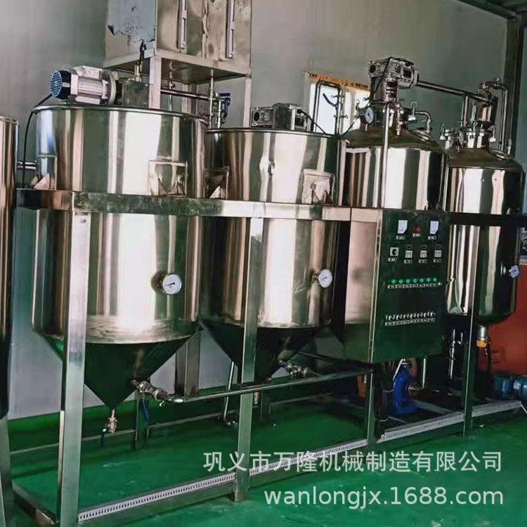 棕榈油脱酸脱蜡脱臭脱色设备油棕果山茶油精炼设备食用油精炼设
