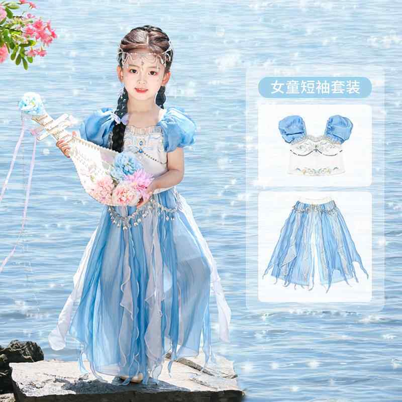 正品六服小儿童演出服敖丙中国风汉学生朗一诵合唱舞蹈服幼儿园表