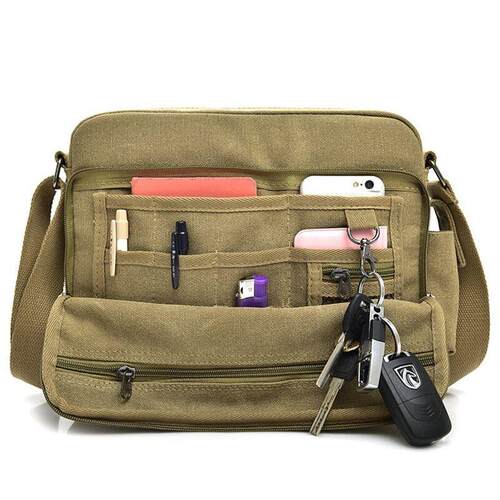 bags men 2018 fashion Canvas Messenger shoulder bag for men