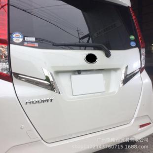 后车标改装 适用16款 M910A M900A 专用不锈钢尾门车牌饰条 ROOMY