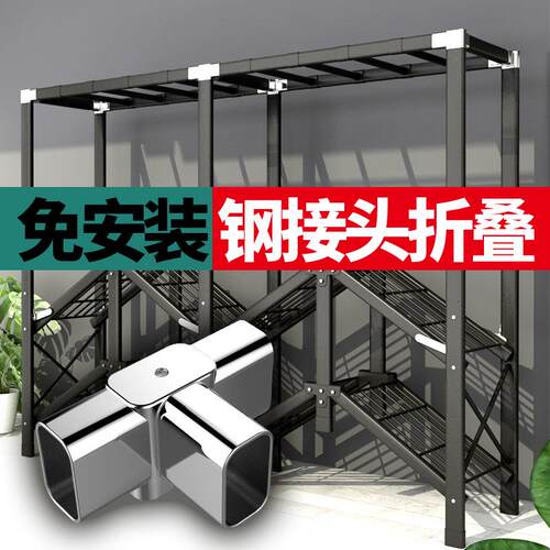 免安装衣柜家用卧室钢架收纳柜衣橱折叠简易布衣柜出租房结实耐用
