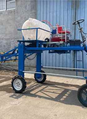 柴油汽药力油2喷器 水220303冷1马四轮打药机 大喷幅自走玉米打药