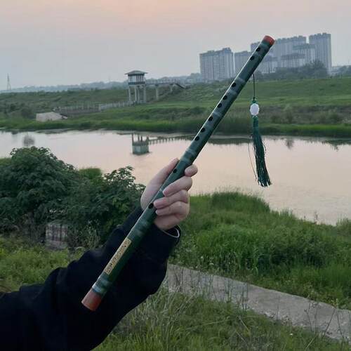 竹笛专业儿童学生初学者入门乐器横笛古风道具笛子照相馆古风写真