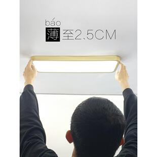 超薄长条吸顶灯走道灯走廊灯玄关衣帽间阳台灯简约led长方形灯具