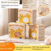 官方旗舰店一次性鞋 无纺布加厚耐磨家用室内机房学 套防水防滑盒装