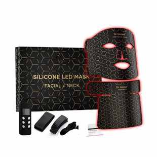 8彩光LED美容光硅胶面膜仪240灯珠美肤光学面罩八彩带脖子面罩仪