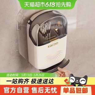 家用沥水勺桶筷笼篓 包邮 优勤奶油风筷子筒收纳盒厨房置物架壁挂式
