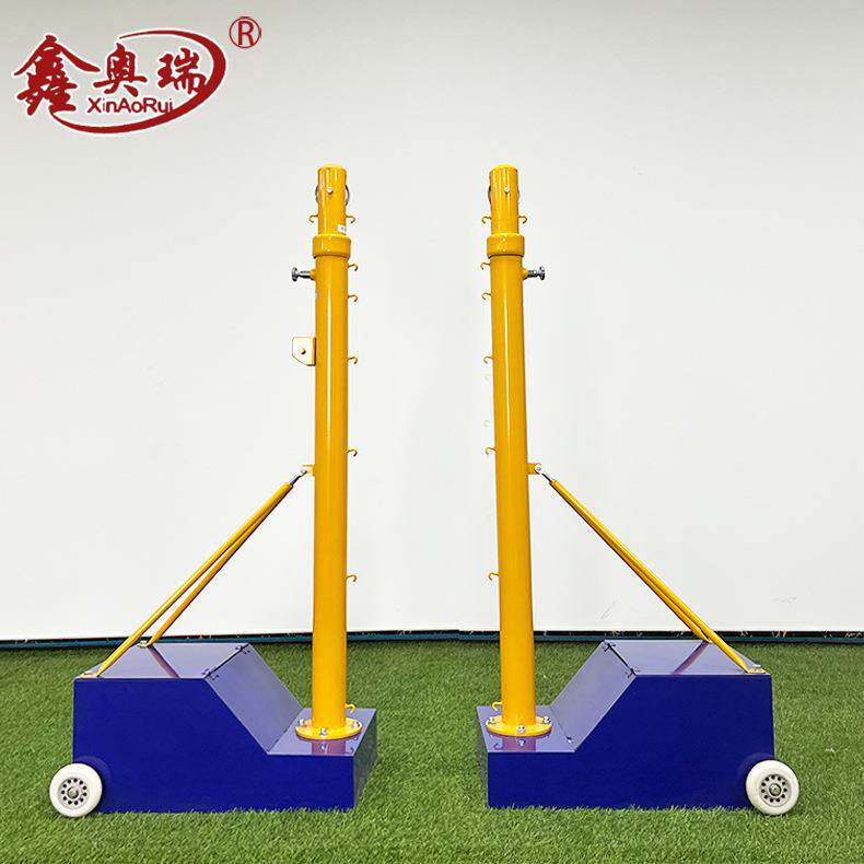 产地排球柱气排球柱比赛训练移动式羽毛球柱网球球架羽排网多用柱