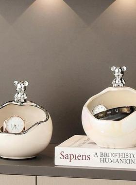 入户门口玄关钥匙收纳置物架摆件客厅家居轻奢装饰品乔迁新居礼品